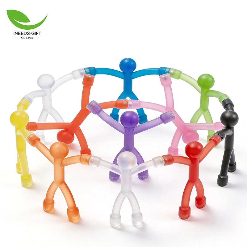 Figurines magnétiques en silicone pour enfants