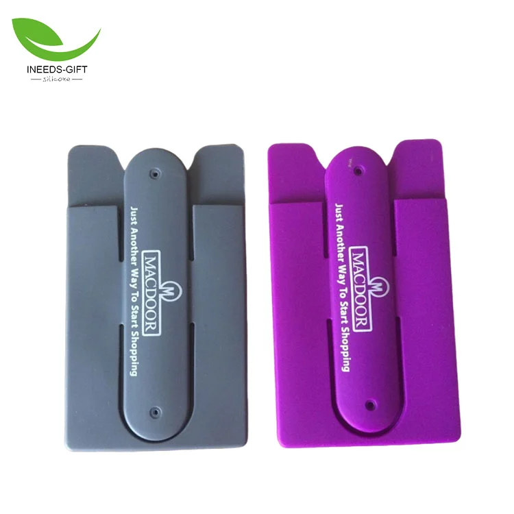 Portefeuille de téléphone en silicone avec support